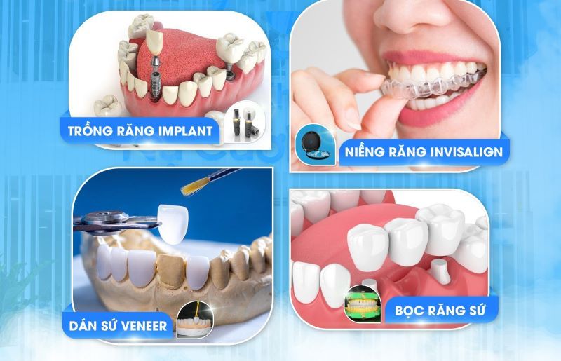 Nhiều dịch vụ nha khoa chất lượng được cung cấp tại Tân Hoàn Mỹ